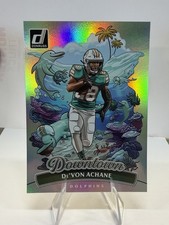 🔥2025 Panini Donruss Downtown De'Von Achane Miami Dolphins Chase Insert #10🔥 