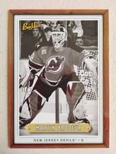 06 07 BEE HIVE HOCKEY WOOD PARALLEL MARTIN BRODEUR #41