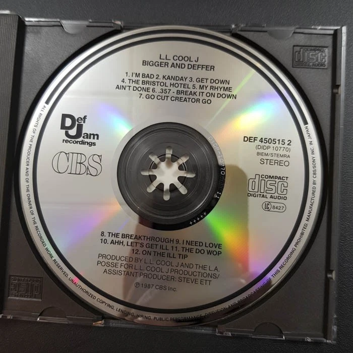 LL COOL J Bad Bigger And Deffer JP/NL VG+/EX(CD) - Bild 3 von 4