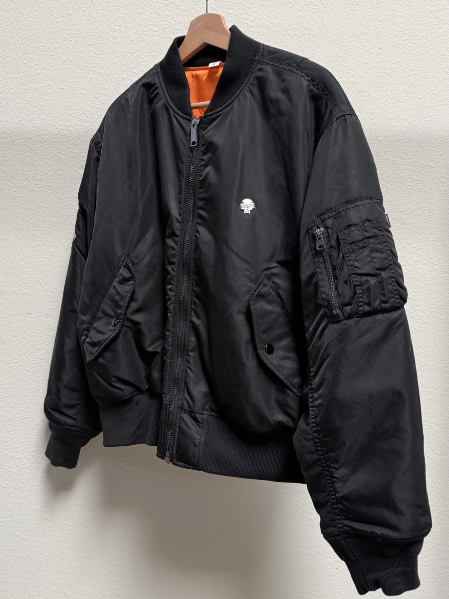Supreme x Bounty Hunter MA-1 Reversible Jacket Black Bomber FW23