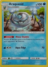 46/149 ARAQUANID | UNCOMMON | SUN & MOON BASE SET POKEMON CARD