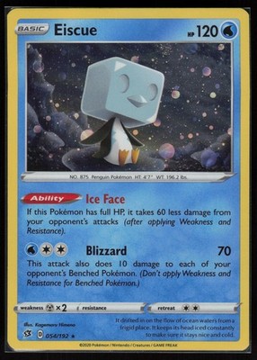 Eiscue - (Cosmos Holo) Holo Rare Miscellaneous Cards & Products 054/192 NM