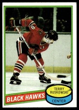 1980-81 Topps Terry Ruskowski Chicago Blackhawks #119