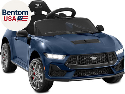 Kids 12V Electric Ride on Car Officially Licensed Ford Mustang W/Parent Control,