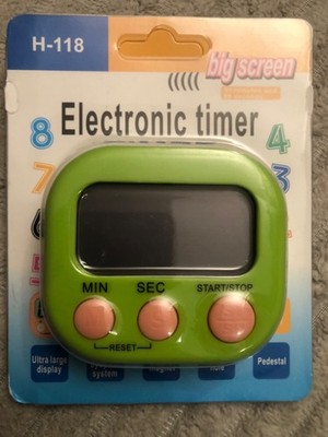 Limettengrün Küchentimer Magnet Elektronisch Großbild Ständer Tasten