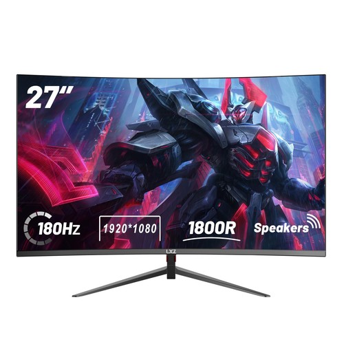 Lxz 27 Inch Curved Gaming Monitor 180hz 1080p Freesync Model Lx270zc