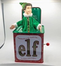 2003 Elf The Movie Promotional Schylling Jack-In-The-Box  Will Ferrell Works! 