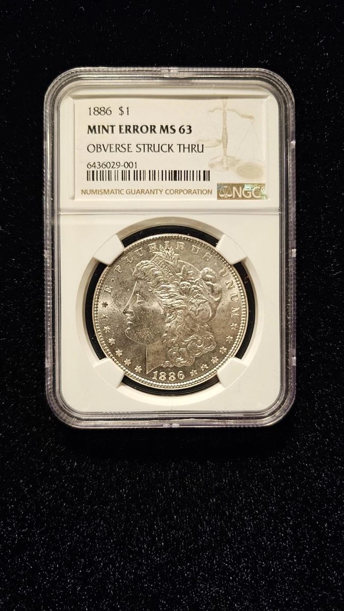 MS 63 Graded 1886 Year Morgan US Dollars (1878-1921) for sale | eBay