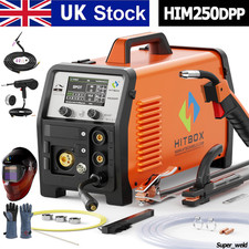 HIM250DPP 8IN1 Dual Pulse MIG Welder 250A Aluminium Gas/Gasless Welding Machine