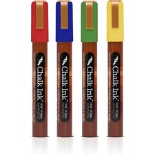 Chalk Markers - Professional Fine Tip Chalkboard Markers - Long Lasting Color...