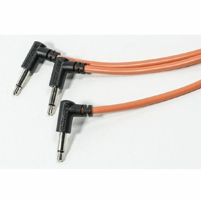 Befaco 3,3 mm TS rechtwinkliger Mini-Klinkenstecker Patchkabel (50 cm, 6er Pack)