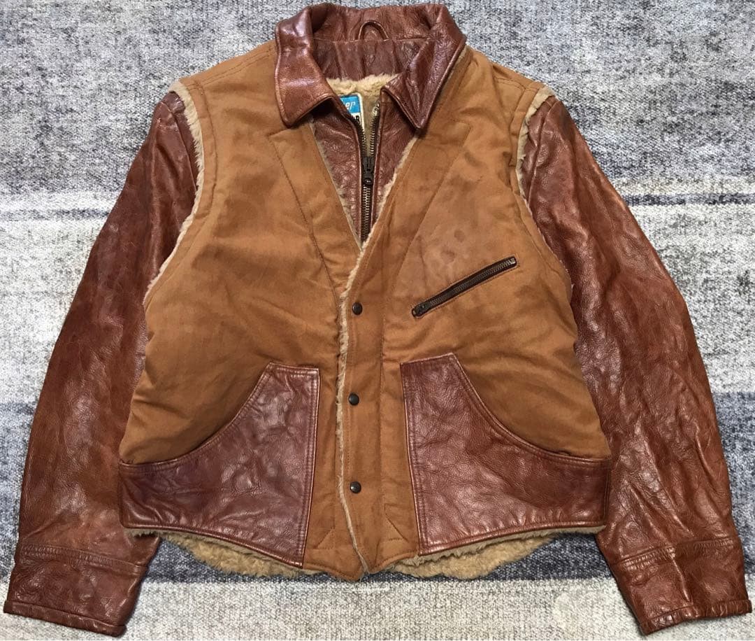 Phantom Super Rare Special 80's DIESEL Reconstruction Docking Jacket image 4