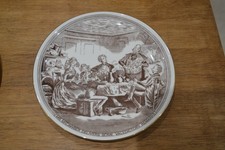fine bone china side plates scenes fron Charles Dickens