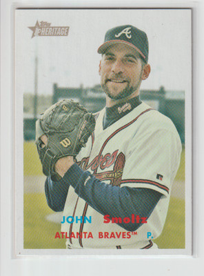 2006 Topps Heritage Baseball SP #283 JOHN SMOLTZ HOF
