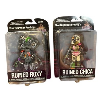 2 Pack FIVE NIGHTS AT FREDDY'S FNAF SECURITY BREACH RUIN RUINED ROXY & CHICA