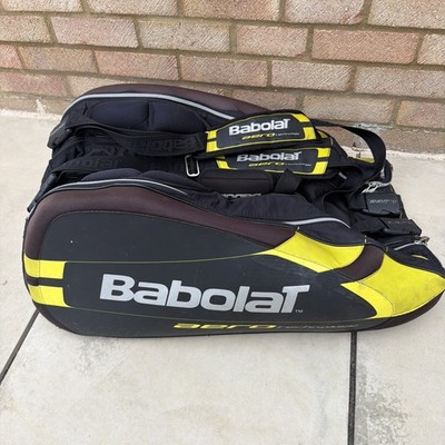 Babolat Aero Technology 12 Tennisschläger Tasche Rucksack schwarz gelb isotherm