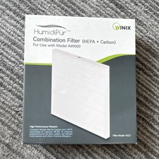 Winix HumidiPur Combination Filter HEPA + Carbon for AW600 Model HCC1 