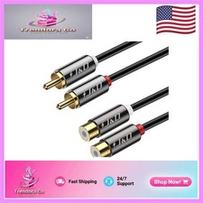 6ft Heavy Duty RCA Extension Cable - Gold Plated for Superior Sound Quality