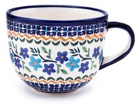 Bunzlauer Keramik Milchkaffeetasse Cappuccino-Tasse 350Ml Dek. 1154A GroßE Tasse