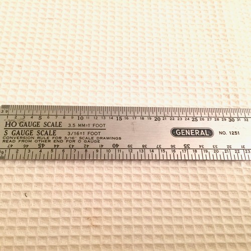 Model Railroad Reference Rule ( Ruler ) | eBay