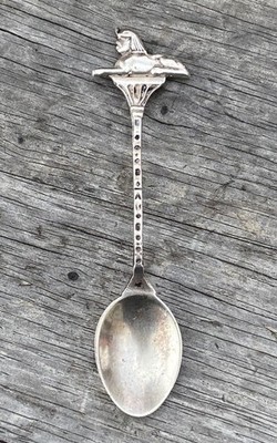 Vintage Egyptian 15 grams Silver Hallmark Sphinx Figural Souvenir Spoon Egypt