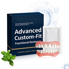 Denture Fitting Kit Anti-Wear Comfortable Fake Teeth Flexible Dentures For Adult