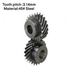 1Modul 13-30Z&auml;hne Links Spirale Schr&auml;gstirnr&auml;der Mit Schritt C45 Stahl Zahnr&auml;der