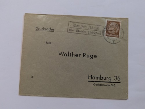 Reich alemán Hindenburg cartas con sellos de los territorios orientales alemanes - Imagen 3 de 11
