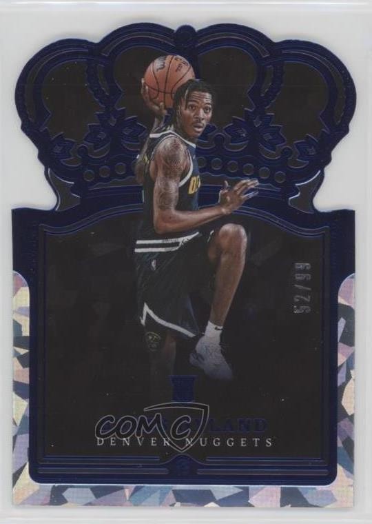 2021-22 Panini Crown Royale Blue Crystal /99 Bones Hyland #15 mp7