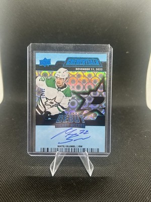 22-23 Credentials Matej Blumel Debut Ticket Access Auto Blue /35