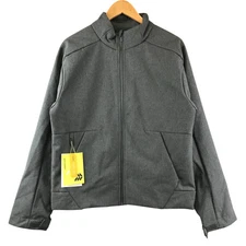 New All In Motion Men's Softshell Fleece Jacket Grey size M