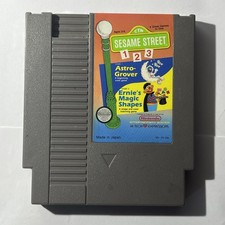 Sesame Street 123 Nintendo NES Game Cartridge Untested Cartridge Only OEM