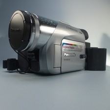 Panasonic 3CCD NV-GS120 Handheld MiniDV Cassette Camcorder Silver Tested