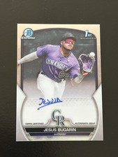 Bowman Chrome 2023 Jesus Bugarin Prospect Autograph #CPA-JB Rockies