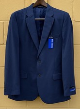 Nautica Men's Blue Bi-Stretch Suit Jacket Size 42L New With Tags