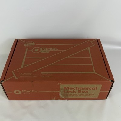 NIOB Kiwi Co Eureka Crate Build Your Own Mechanical Lock Box STEM