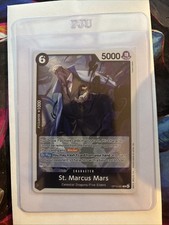 One Piece CCG St. Marcus Mars Op13-091 Rare Foil Card English Nm Never Played