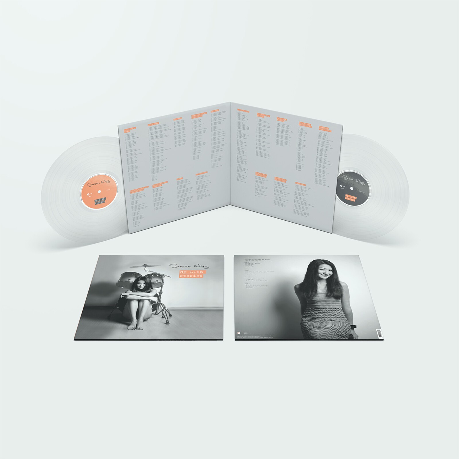 Susan Wong My Live Stories (Transparent 180 G One Step Pressing) Double LP Vinyl