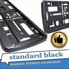 European License Plate Frame Carbon Fiber European License Plate Frame Carbon Fiber