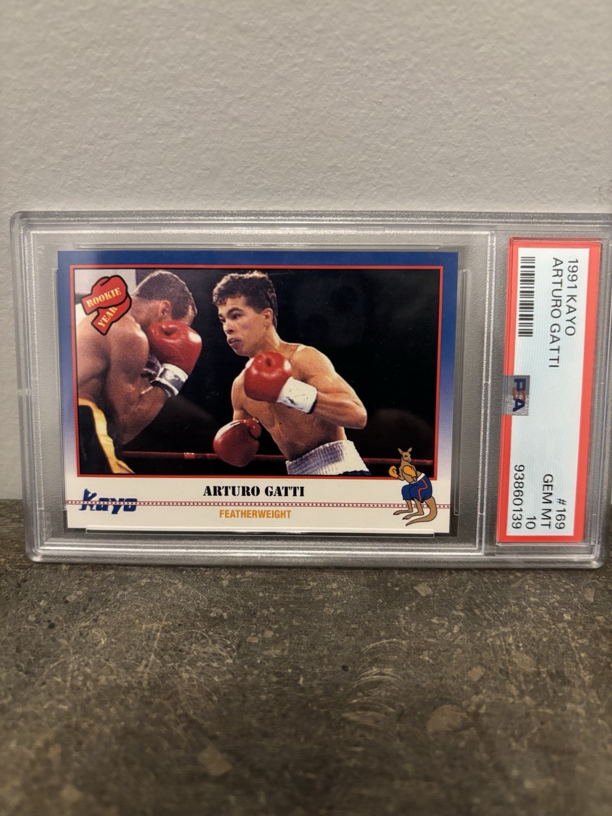 1991 Kayo Boxing ARTURO GATTI #169 Rookie PSA 10 GEM MINT