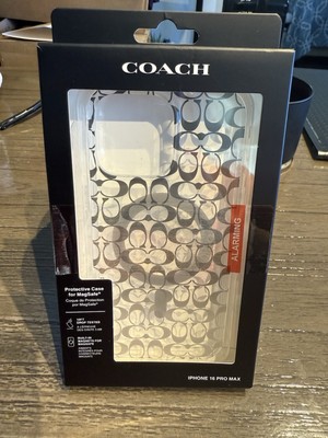 NEW Coach Signature C Ombre Magsafe iPhone 16 PRO MAX Case Deep Forest with Box