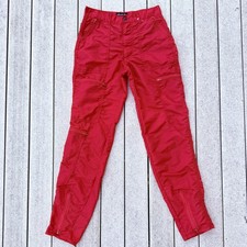 Authentic Vintage 1980s 80s Parachute Pants Nylon Zippers Men Women 29  Waist