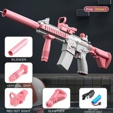 Pistola de agua eléctrica M416 - Juguete de disparo automático completo