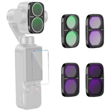 NEEWER CPL ND Filter Set for DJI Osmo Pocket 4P ND16 ND64 ND256 Circular