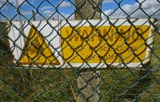 Photo 6x4 Sign on Kendrew Barracks boundary fence Thistleton/SK9117 One  c2016