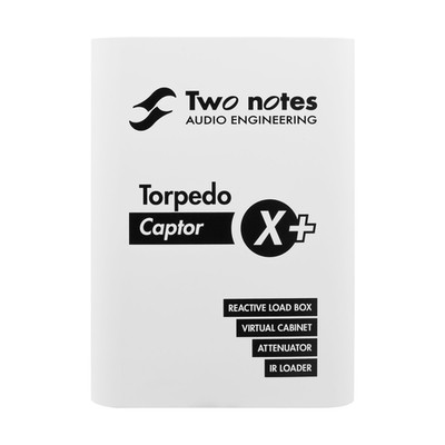 Two Notes Torpedo Captor X + 8 Ohm Attenuator & IR Loader/Amp Simulator