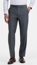 Michael Kors Classic-Fit Wool-Blend Stretch Suit Pants 32Wx30L