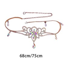 Women Waist Chain Belly Dancing Belt Dress Accessories Body Jewelry for Indian