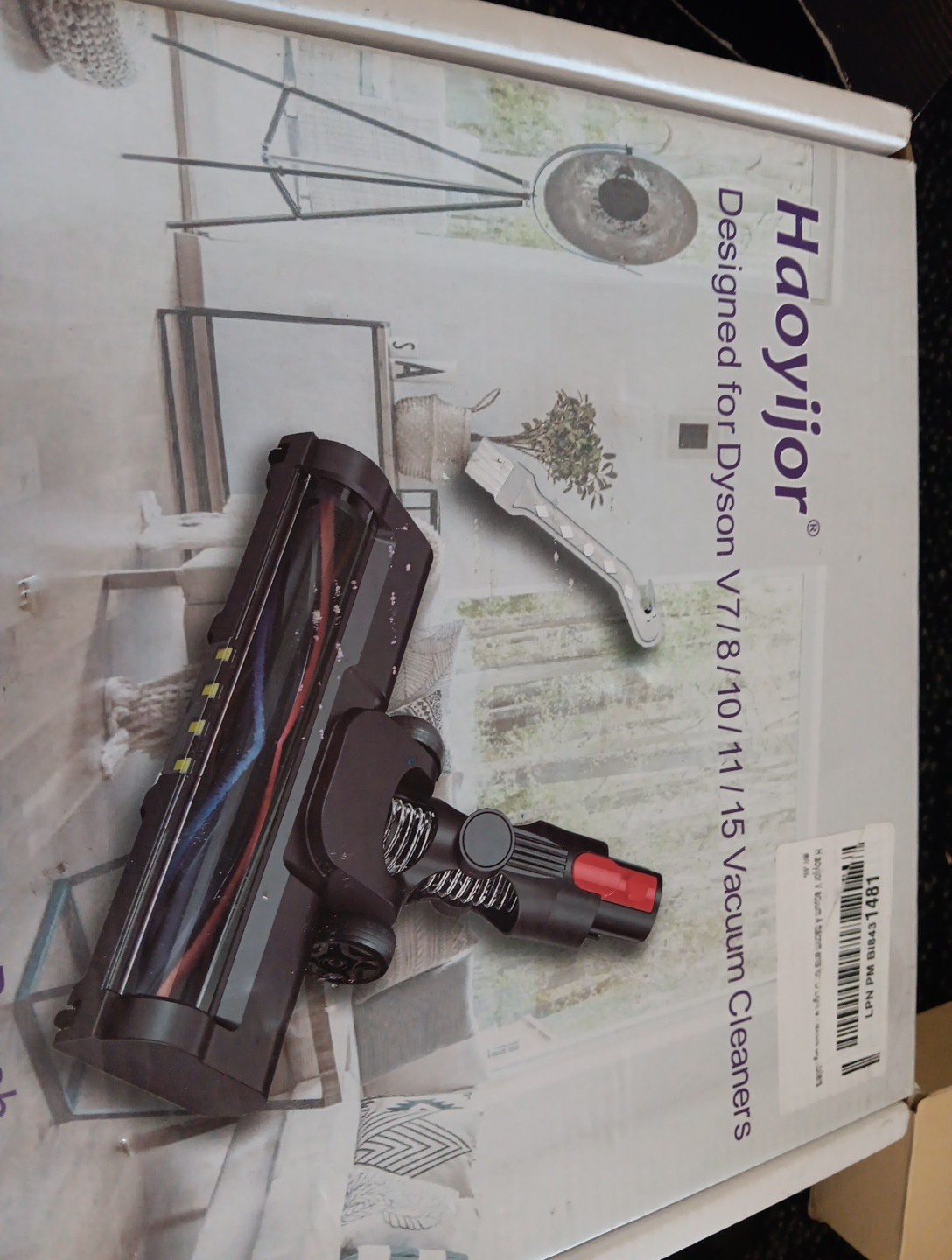Electric Vacuum Head For Dyson V7, V8, V10, V11, V15, Electrical Floor Brush