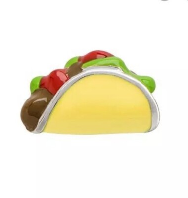 Authentic Origami Owl TASTY TACO CINCO DE MAYO Floating Enamel FOOD Charm